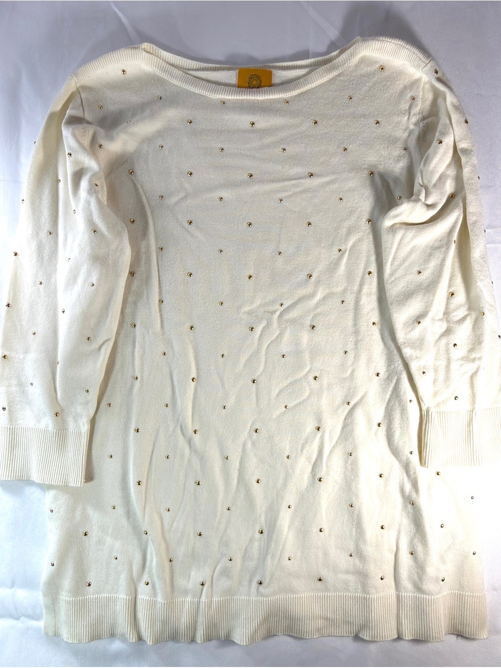 Ruby Rd. Women's Stud Embellished Tunic Sweater Small